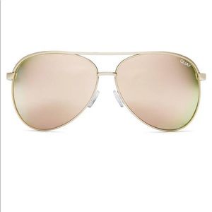 QUAY Vivienne Gold/Rose Sunglasses
